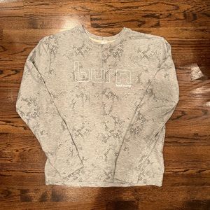 Burn Boot Camp Snake Print Sweater - Women’s Small - NEW